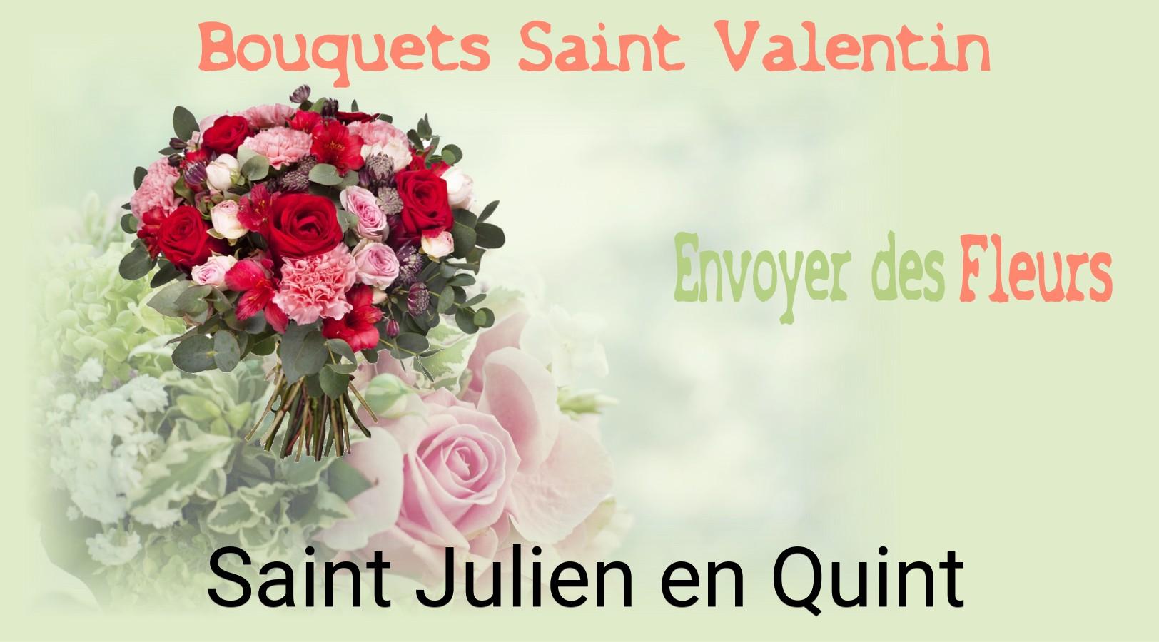 Roses de Saint-Valentin livrées à Saint-Julien-en-Quint